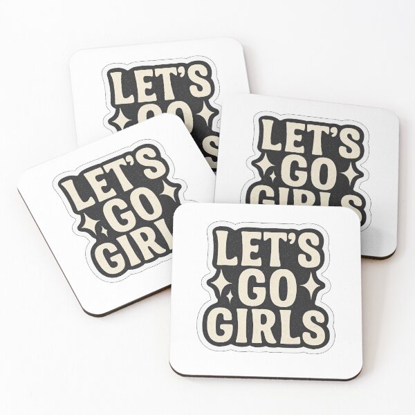 Item preview, LET'S GO GIRLS – Retro Empowerment Sticker designed and sold by giooarts.