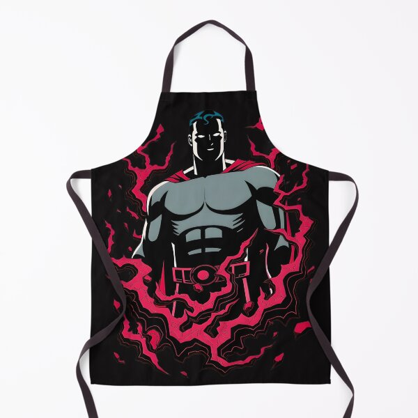 Item preview, Dark Power Hero – Red Lightning Abstract Superhuman Design designed and sold by Field-23.