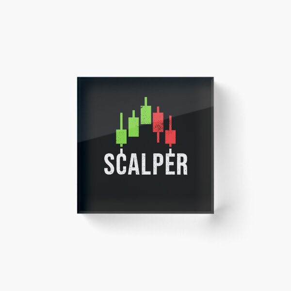 Item preview, Scalper Candlestick Chart distressed design designed and sold by venomousvector.