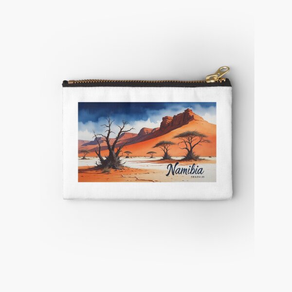 Item preview, Sunrise in Dead Vlei, Namibia – Watercolor desert landscape designed and sold by StormArte.