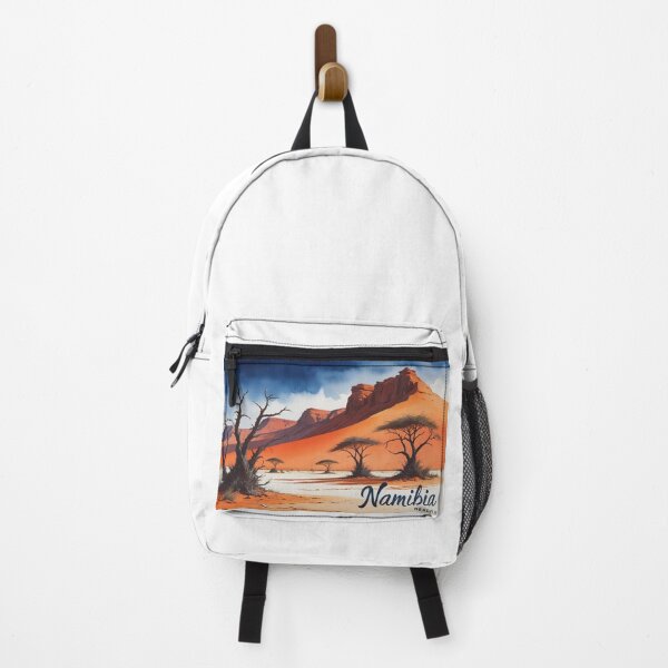 Item preview, Sunrise in Dead Vlei, Namibia – Watercolor desert landscape designed and sold by StormArte.