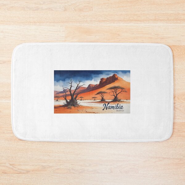 Item preview, Sunrise in Dead Vlei, Namibia – Watercolor desert landscape designed and sold by StormArte.