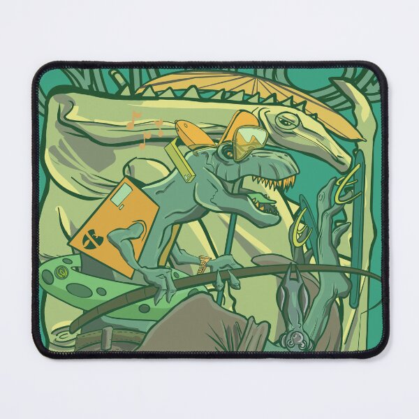 Item preview, SICK&PRIMITIVE Artwear Fishing Dino’s designed and sold by Borislilb Artwear.