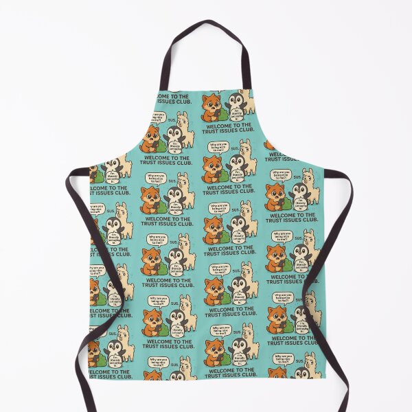 Item preview, Welcome to the Trust Issues Club | Funny Animal Art designed and sold by wibby-color.