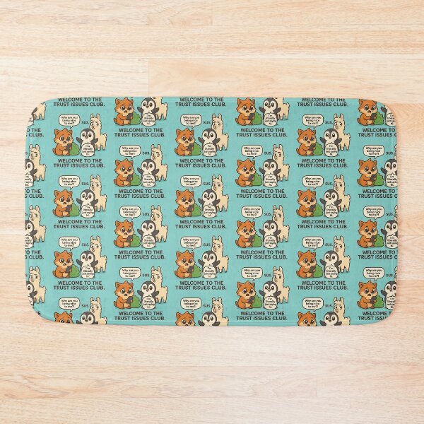 Item preview, Welcome to the Trust Issues Club | Funny Animal Art designed and sold by wibby-color.