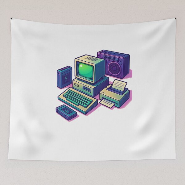Item preview, Tech Dreams of the 80s Tee designed and sold by Fleetwood1994.