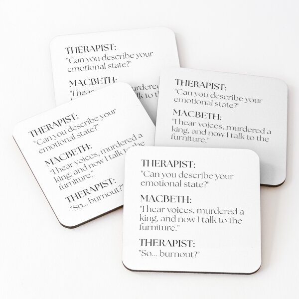 Item preview, Macbeth Goes to Therapy designed and sold by ObsidianDaz.