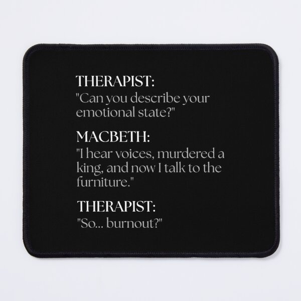 Item preview, Macbeth Goes to Therapy designed and sold by ObsidianDaz.