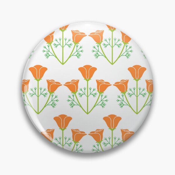 Item preview, March 24th Birth Flower California Poppy Pattern designed and sold by birthflower.