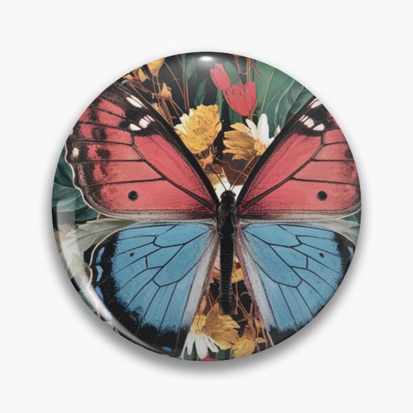 Item preview, Butterfly Floral Collage designed and sold by whitecat23.