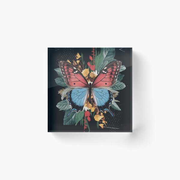 Item preview, Butterfly Floral Collage designed and sold by whitecat23.