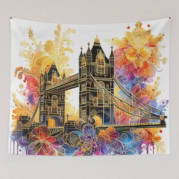 Item preview, London Tower Bridge designed and sold by Visual Nomad Club.