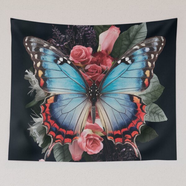 Item preview, Butterfly Floral Collage 2 designed and sold by whitecat23.