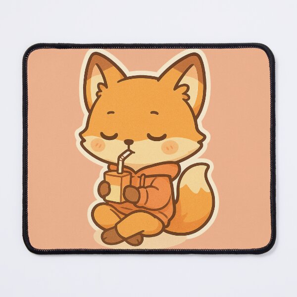 Item preview, chibi cute animals - cute chibi fox designed and sold by mokato.