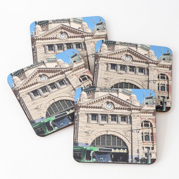 Item preview, Tram going past Flinders Street Station Melbourne, Victoria, 2023 designed and sold by Lauren Elizabeth Photograhy AU.