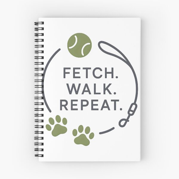 Item preview, Fetch. Walk. Repeat. designed and sold by Uglyandcute.