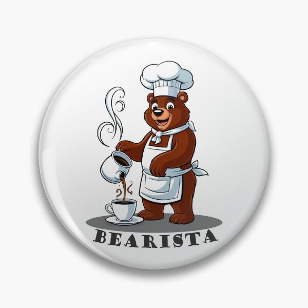 Item preview, Bearista - bear barista (large) designed and sold by sonara studio.