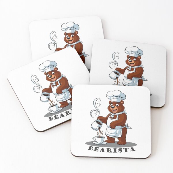Item preview, Bearista - bear barista (large) designed and sold by sonara studio.