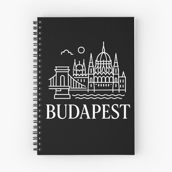 Item preview, Budapest Typography Art – Retro Travel-Inspired Design designed and sold by OzzFrequency.