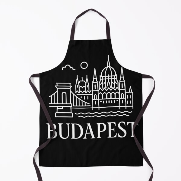 Item preview, Budapest Typography Art – Retro Travel-Inspired Design designed and sold by OzzFrequency.
