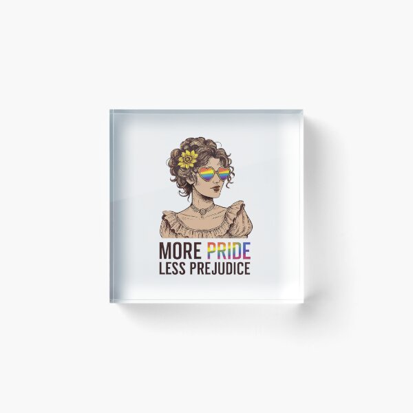 Item preview, More Pride Less Prejudice - LGBTQ Pride Month designed and sold by Ktbehhorns.