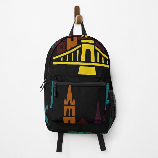 Item preview, Budapest Typography Art – Retro Travel-Inspired Design designed and sold by OzzFrequency.