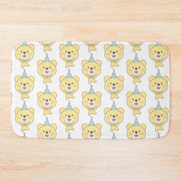 Item preview, Cute Animal Teddy Yellow Bear Wear Party Hat Kids Illustration style designed and sold by nuchz.