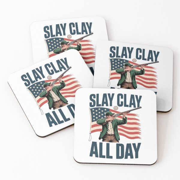 Item preview, Trap Shooting Trapshooters Slay Clay All Day Skeet Shooting designed and sold by tearbytea.