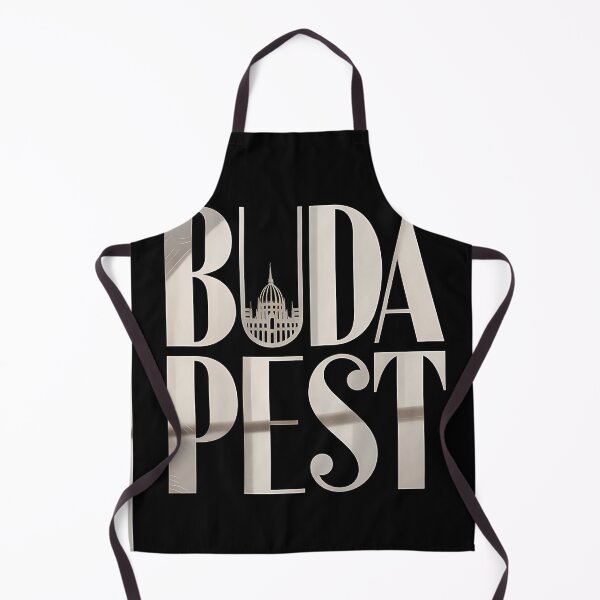 Item preview, Budapest Typography Art – Retro Travel-Inspired Design designed and sold by OzzFrequency.