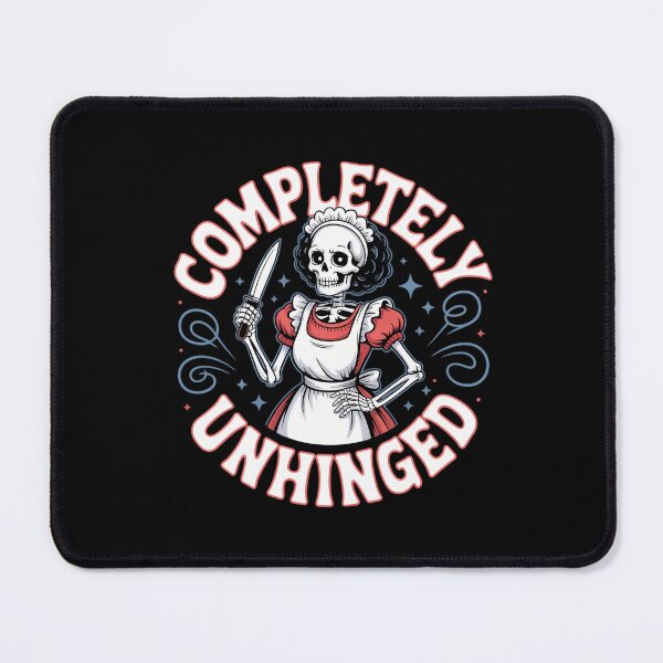 Item preview, Unhinged Chef Funny Skull Skeleton Cooking Baking designed and sold by tearbytea.