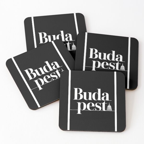 Item preview, Budapest Typography Art – Retro Travel-Inspired Design designed and sold by OzzFrequency.