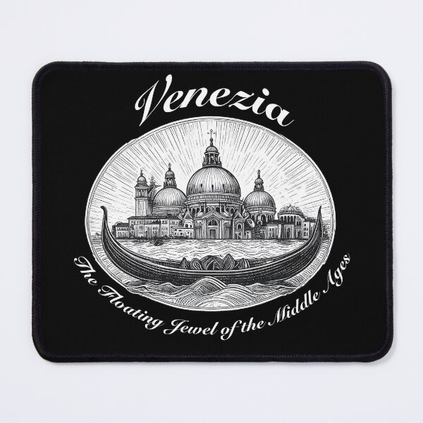 Item preview, Venice in Medieval Italy Engraving print designed and sold by kacperartdesign.