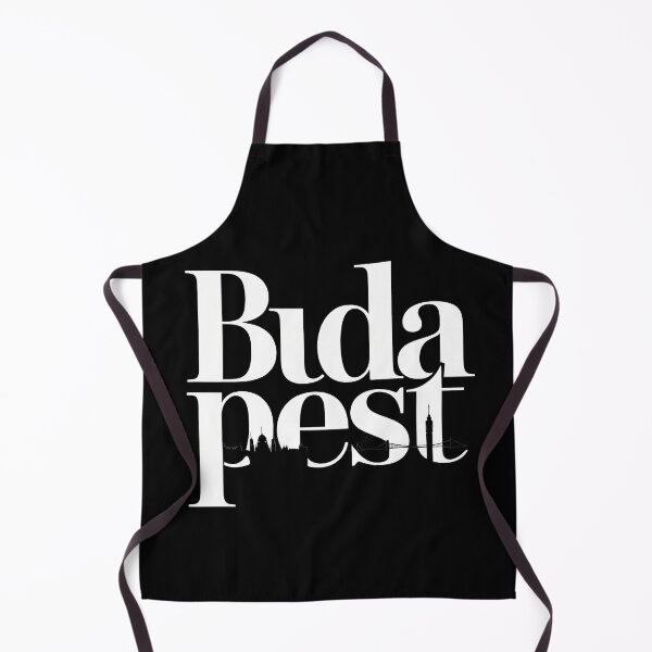 Item preview, Budapest Typography Art – Retro Travel-Inspired Design designed and sold by OzzFrequency.