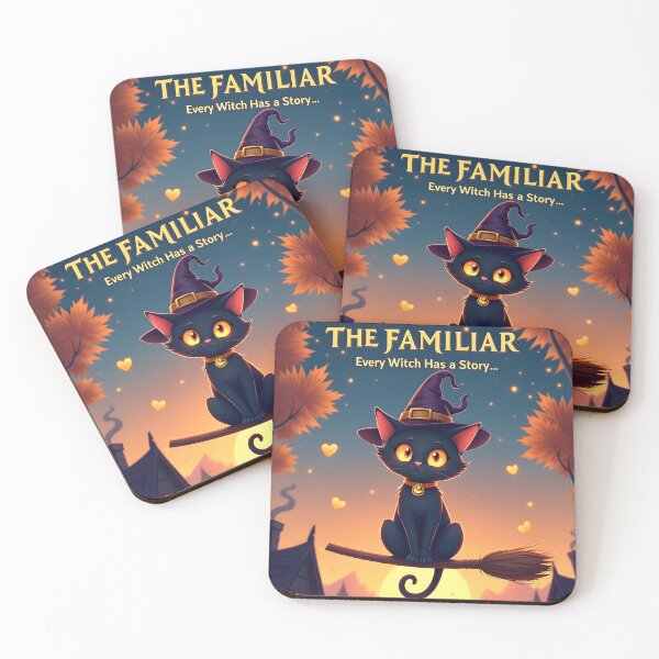 Item preview, The Familiar – Cute Fake Halloween Movie Poster designed and sold by LaLi-Designs.