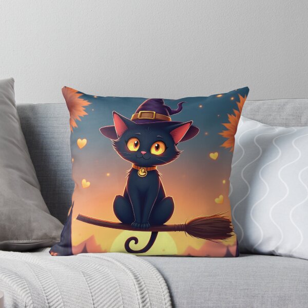 Item preview, The Familiar – Cute Fake Halloween Movie Poster designed and sold by LaLi-Designs.