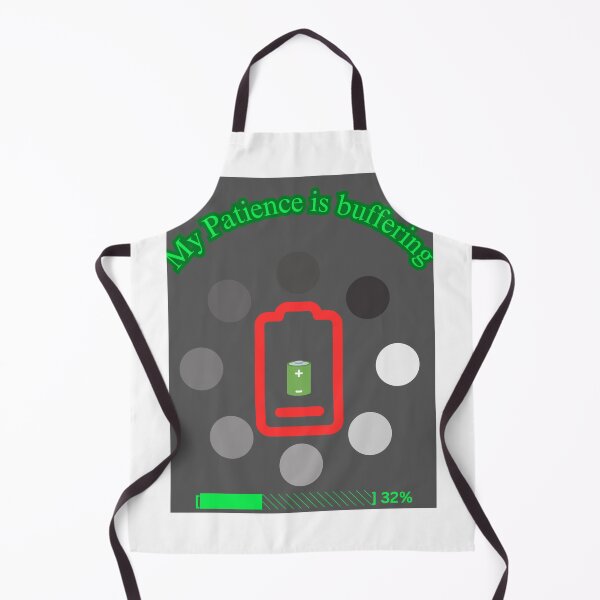 Item preview, My Patience is Buffering T-Shirt Design designed and sold by SufiCreatives.