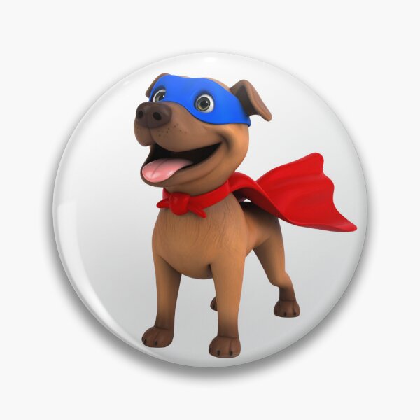 Item preview, 3D Dog Wearing Superhero Cape – Cute Hero Pup Character Illustration designed and sold by PrintCreations9.