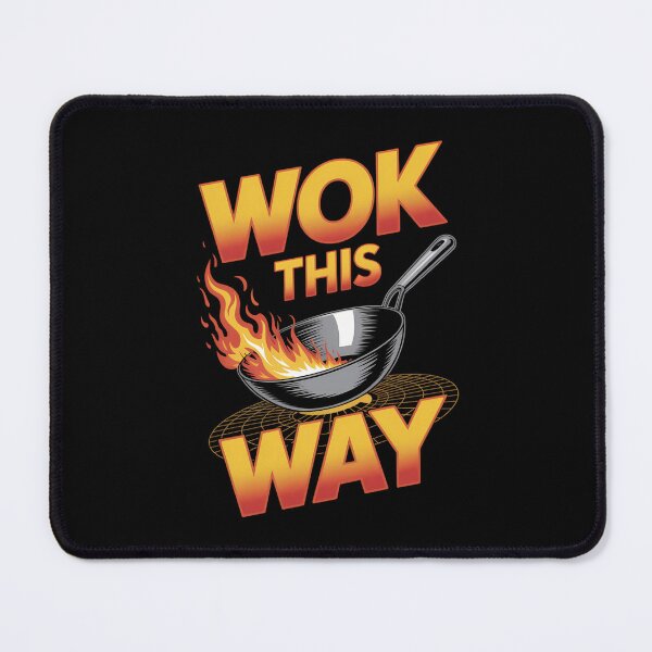 Item preview, Wok This Way Funny Saying Food Pun Chef Chinese Cooking designed and sold by tearbytea.