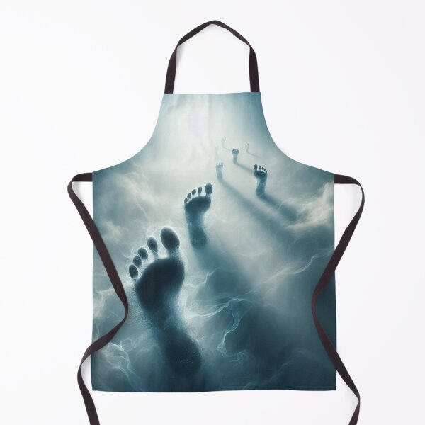 Item preview, Vanishing Steps – Realistic Footprints Fading into Mist designed and sold by ashokreddy343.