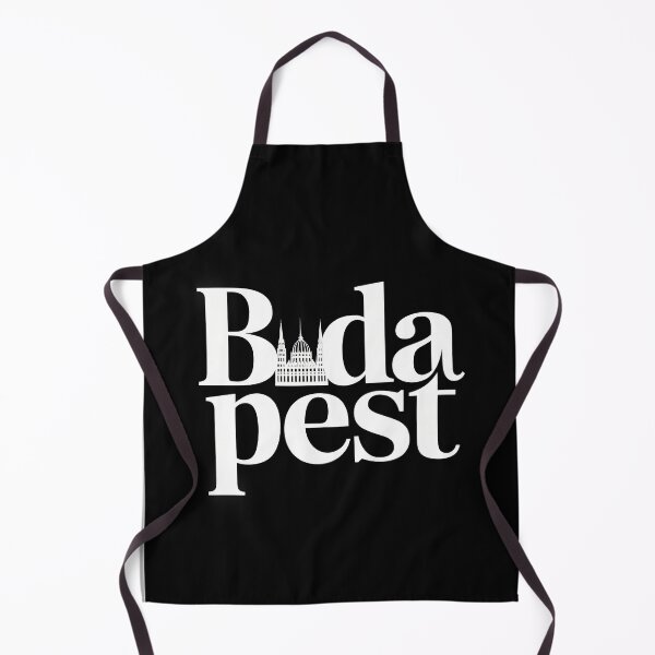 Item preview, Budapest Typography Art – Retro Travel-Inspired Design designed and sold by OzzFrequency.