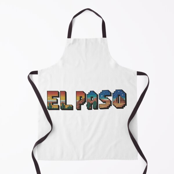 Item preview, El Paso Texas Pixel Art – Retro Desert Scene with Cacti & Sunset designed and sold by CircinusStore.