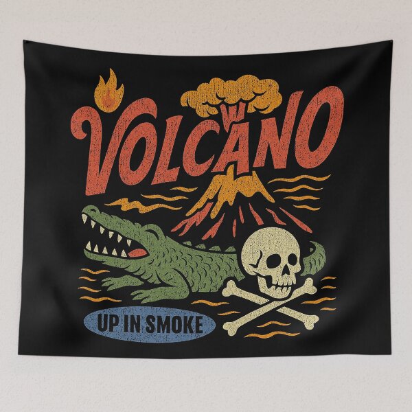 Item preview, Volcano Up In Smoke Retro Fury designed and sold by zzz888.