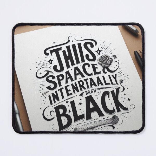 Item preview, This Space Intentionally Left Blank – Handwritten Minimalist Design designed and sold by ashokreddy343.