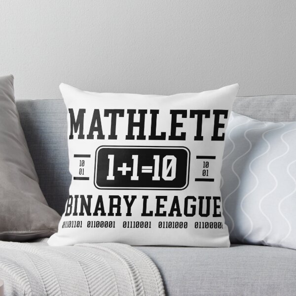 Item preview, Mathlete Binary League – 1+1=10 Nerdy Tech Humor Design designed and sold by EmeraldeaArt.