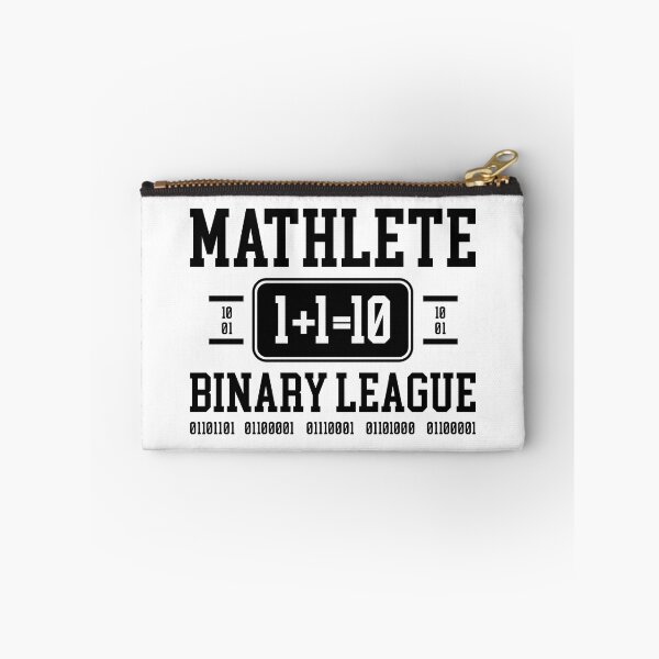 Item preview, Mathlete Binary League – 1+1=10 Nerdy Tech Humor Design designed and sold by EmeraldeaArt.