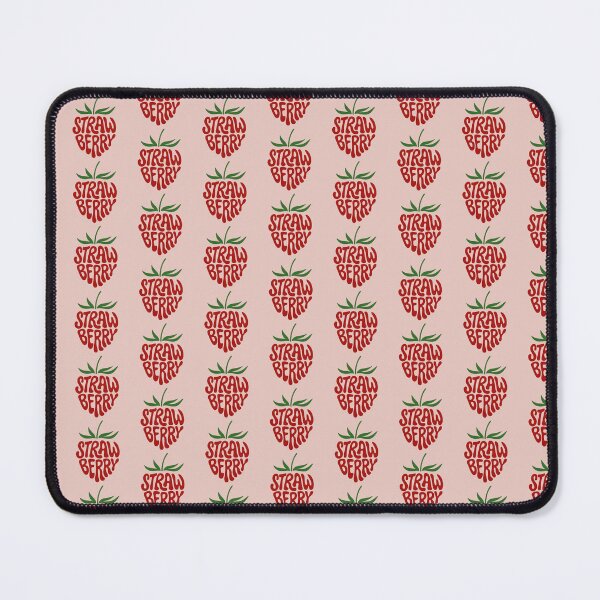 Item preview, Strawberry Retro Typography Fruit Design designed and sold by GracefulPODshop.