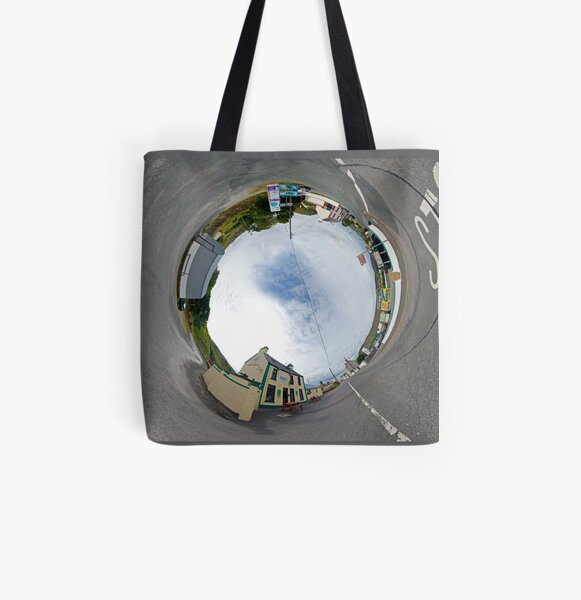 Glencolmcille - Biddy's Crossroads Pub(Sky-in) All Over Print Tote Bag
