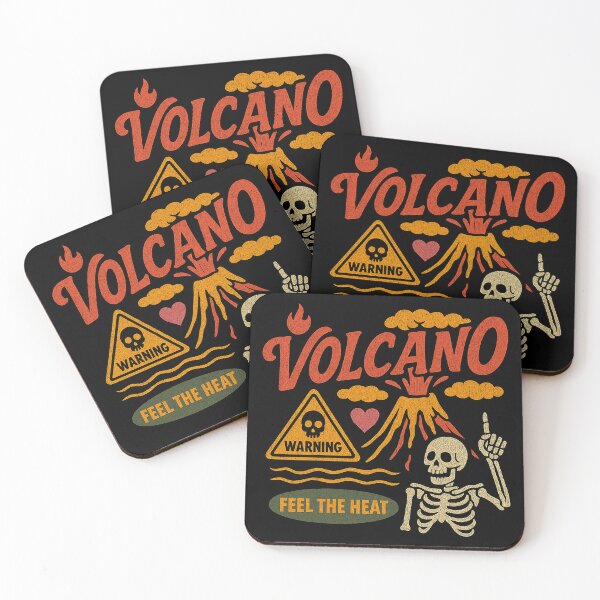 Item preview, Volcano Warning: Feel The Retro Heat designed and sold by zzz888.