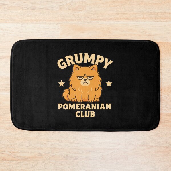 Item preview, Grumpy Pomeranian Club | Funny Angry Dog Cartoon Art designed and sold by MalaloStudio.