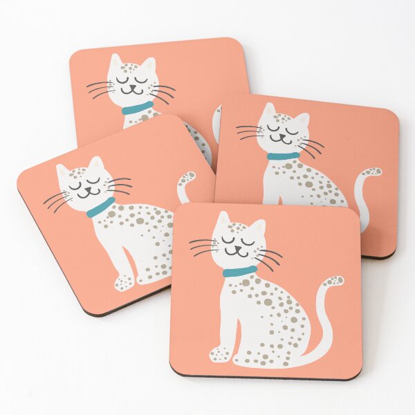 Item preview, cute cat with spots designed and sold by FrancesPoff.